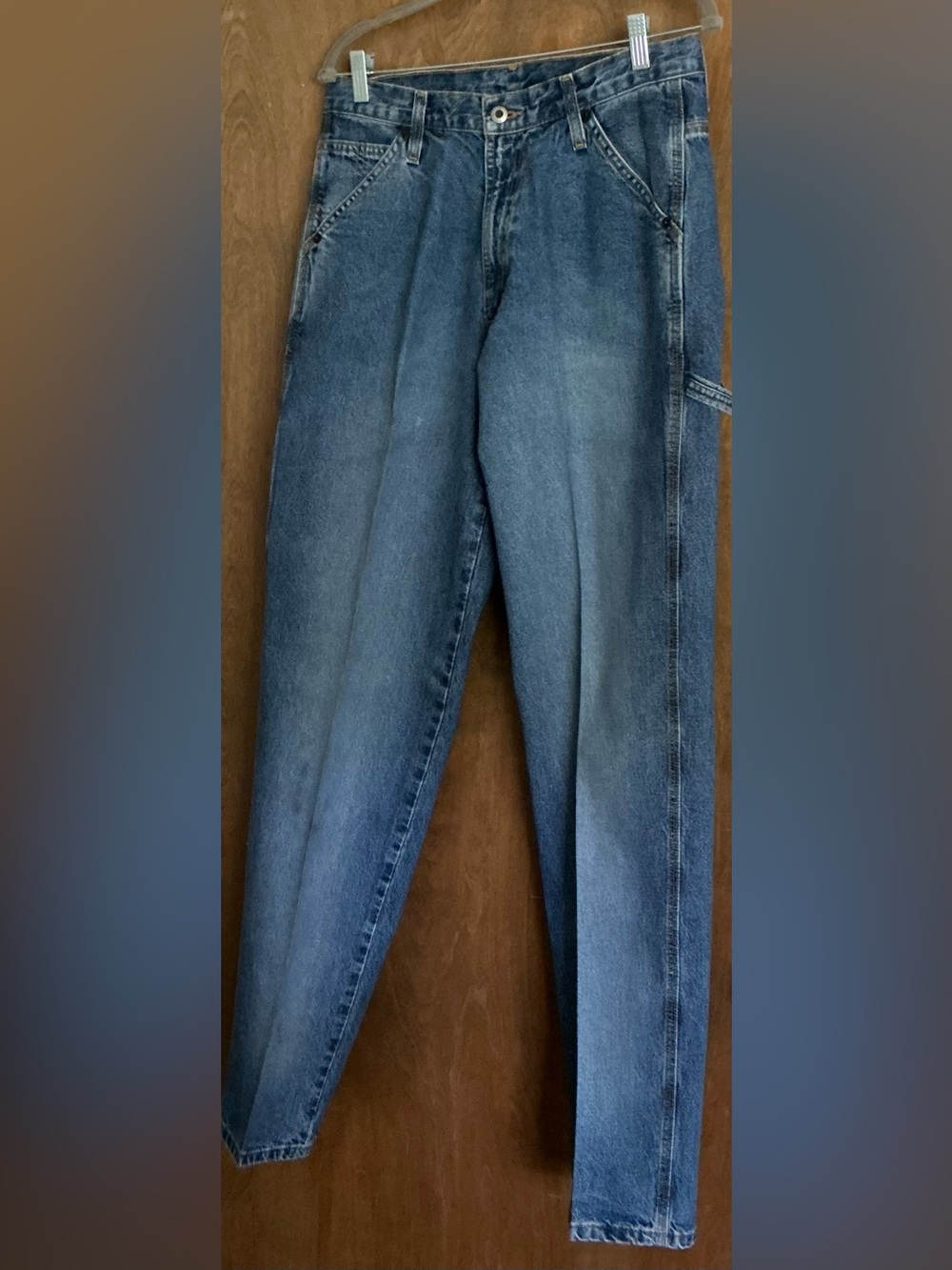 Cinch Blue Label Carpenter Denim Utility Jeans 33X34 Hammer Loop Relaxed Fit